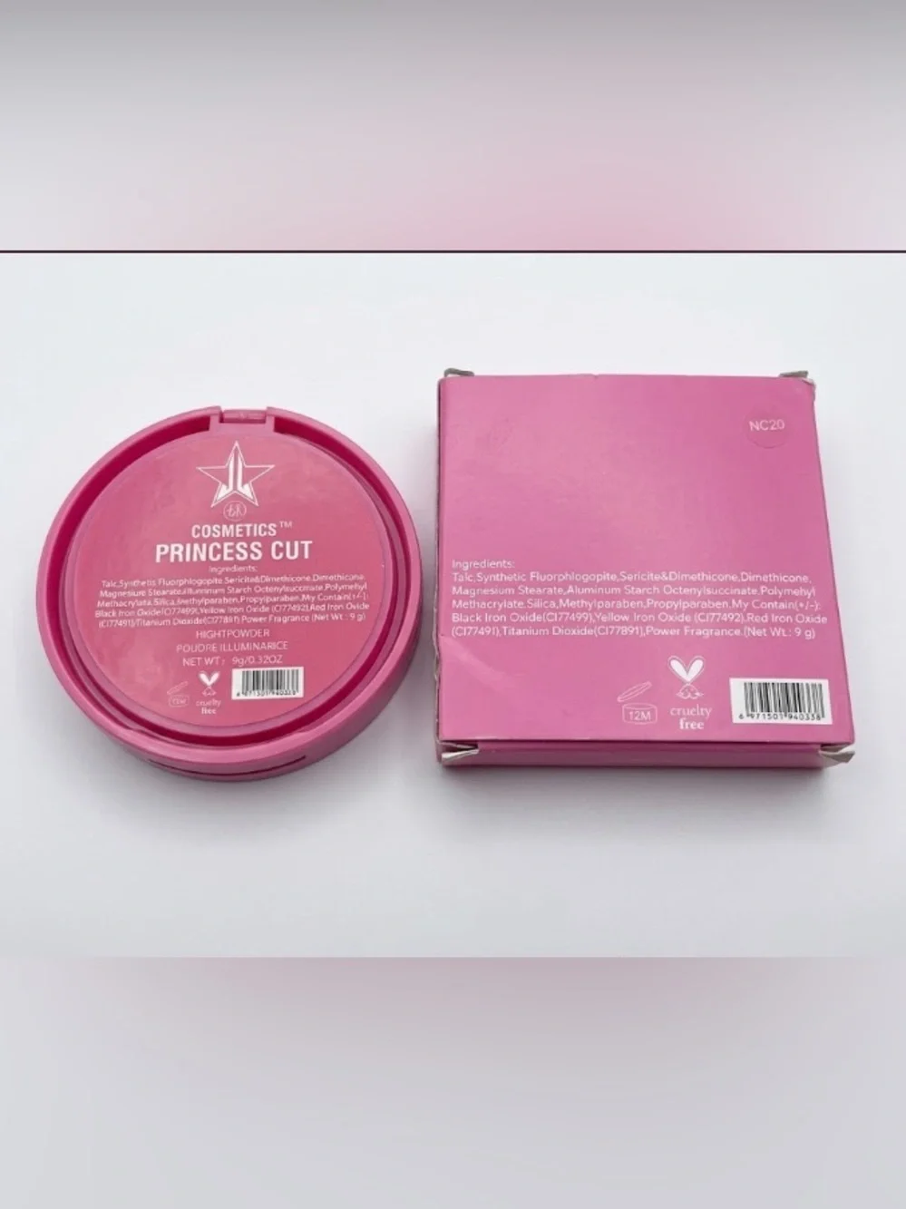 Jeffree Star Compact Powder Foundation in Pink Case